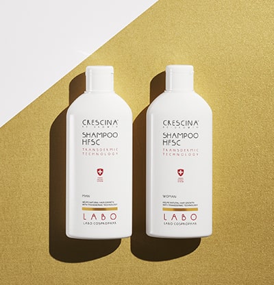 Crescina Transdermic HFSC Shampoos Шампоани за възстановяване на растежа при бавен растеж и изтъняване на косата
