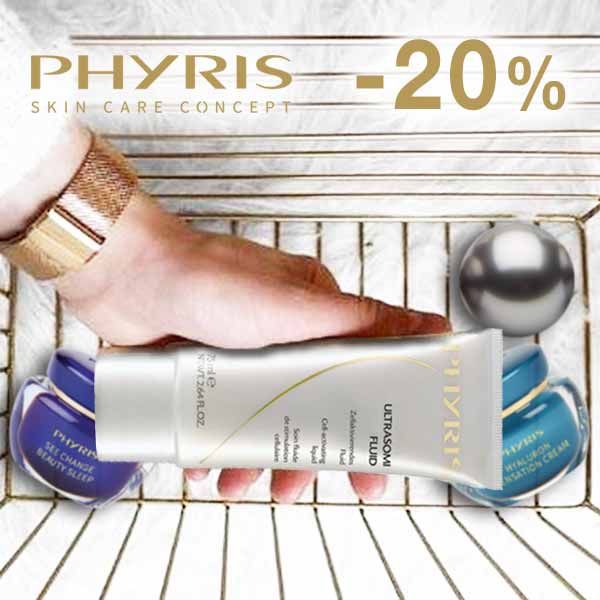 - 20 % на професионалната немска козметика за лице PHYRIS 