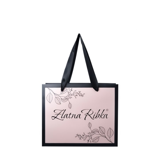 Луксозна торбичка 22x18x10 см, розова