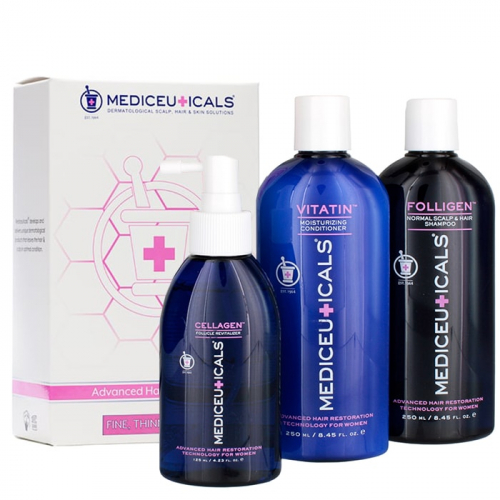 Комплект против косопад за жени за всеки тип коса Mediceuticals Advanced Hair Restoration Kit