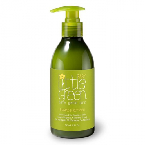 Шампоан за коса и тяло за бебета Little Green Baby Shampoo&Body Wash 240 мл