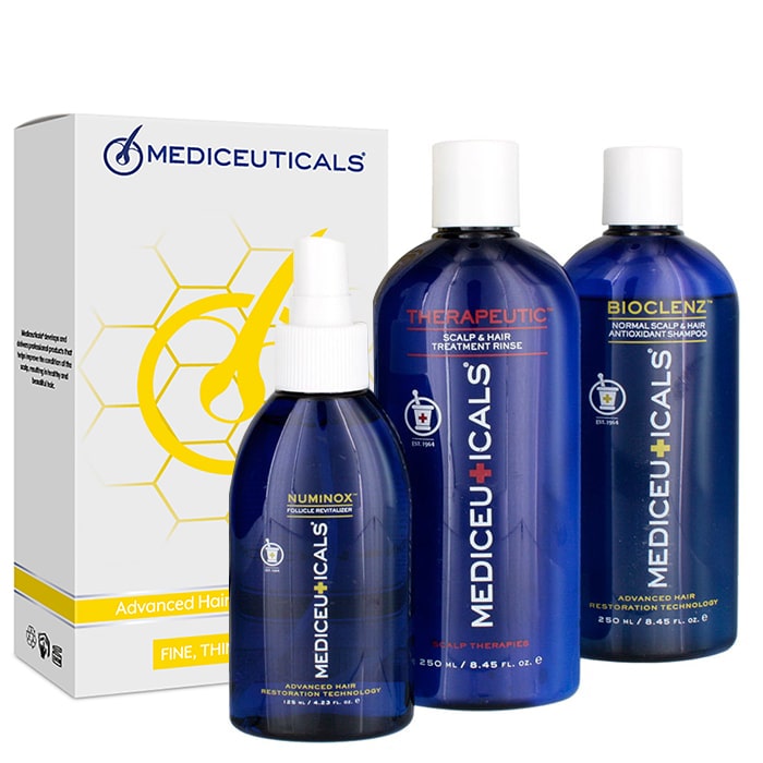 Уплътняващ комплект за стимулиране на растежа на тънка коса Mediceuticals Advanced Hair Restoration Kit
